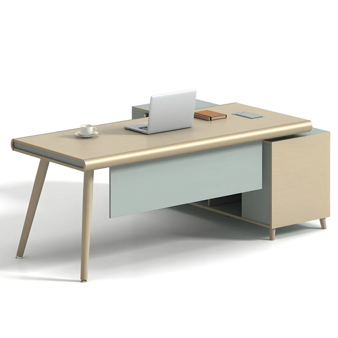 Director & Executive L-Shape Office Table Modern Desk