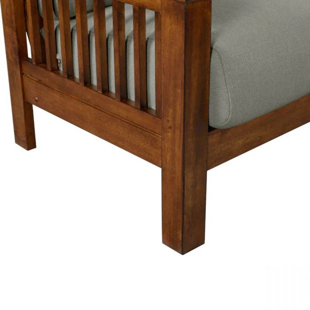 2 Seater Sofa For Home and furniture ; Upholstery Fabric Modern and Durable Design for Living Room- Grey