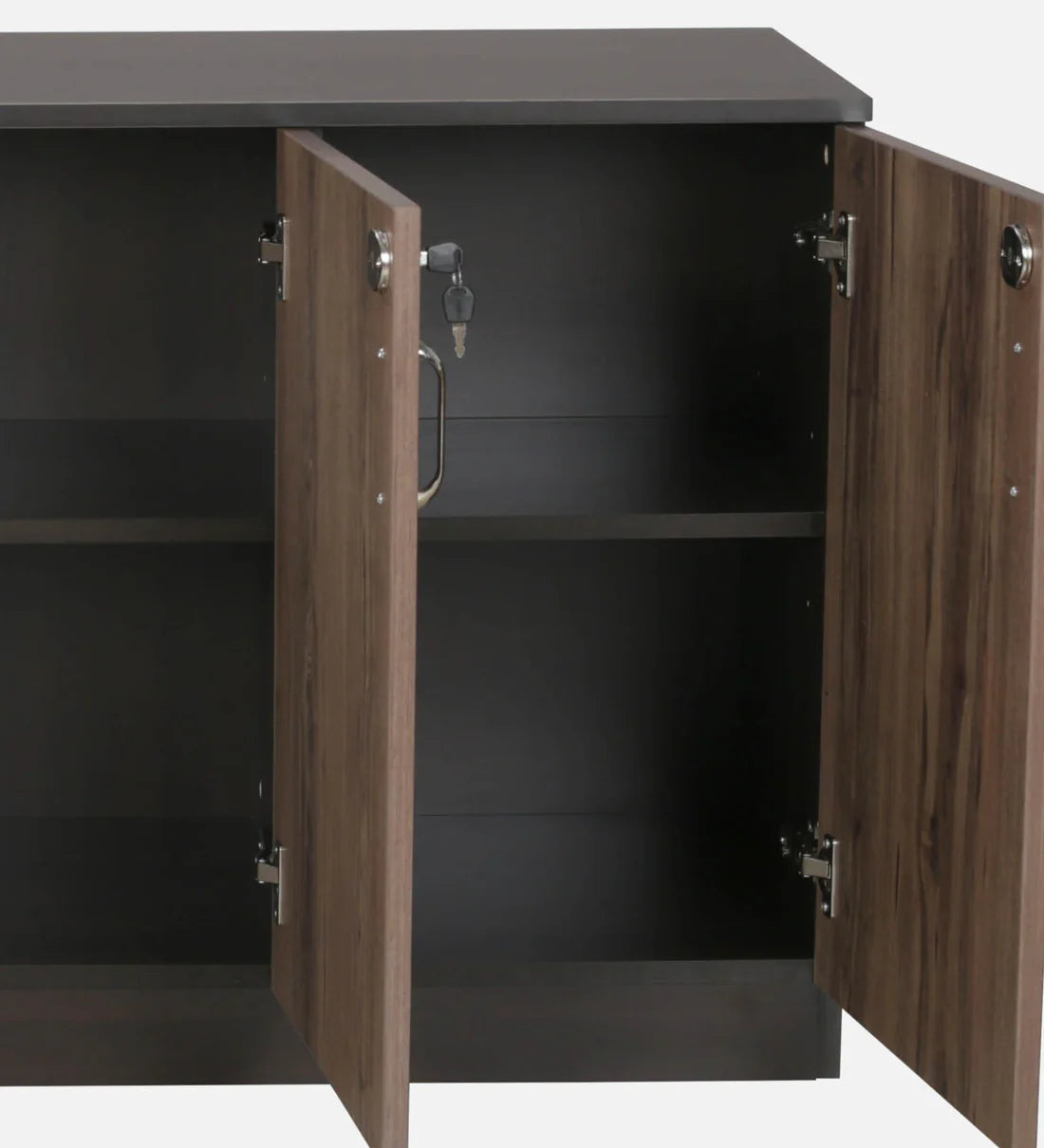 Cabinet in Dark Walnut – spacious storage unit blending elegant and for stylish, functional home décor