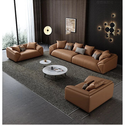 3-Seater Sofa Luxury For Home Furniture Upholstery Leatherette Fabric and Premium Quality Fabric and Top-Class Quality Wood For Living Room