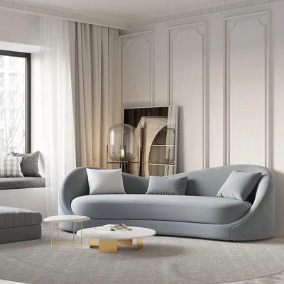3-Seater Sofa Premium and Luxury For Home Furniture Upholstery Velvet Fabric and Premium Quality Fabric and A-Class Quality Wood For Living Room