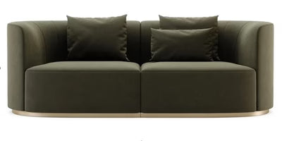 Luxury Sofa for Home Furniture, Unique Design Made in Plywood and Suede Fabric, and most comfortable sofa for the Living Room