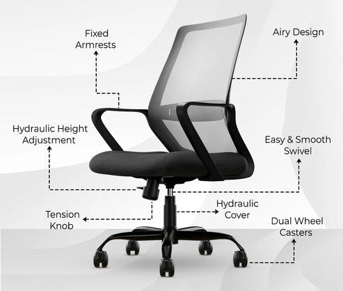 Desire Pro Mesh Mid Back Office Chair (Copy)