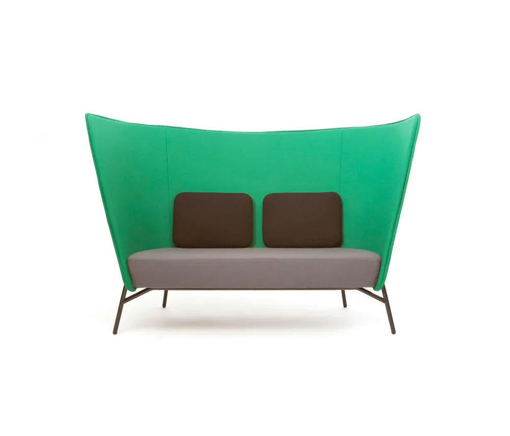 3 Seater Office Sofa for Office Area and an Elegant and Comfortable High Back Sofa.