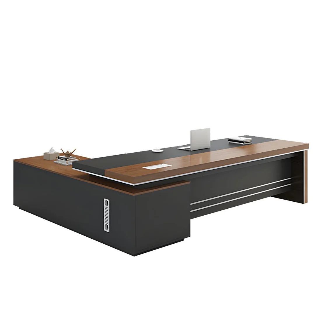 Director & Executive L-Shape Office Table Luxury Desk