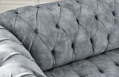 3 Seater Chesterfield sofa Modern Tufted Design Premium Quality, Durable  Comfortable Padded Perfect for living Room