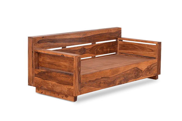 3 Seater Wooden Sofa For Home Furniture ;Premium Upholstery Modern and Durable Design for Living Room and Office