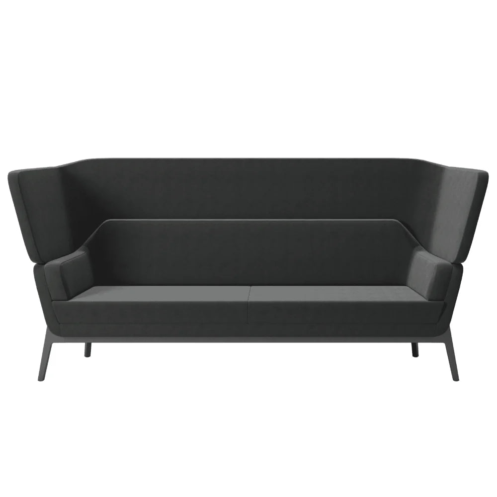 3 Seater Office Sofa for Office Environment and Modern Design With Premium Suede Upholstery.