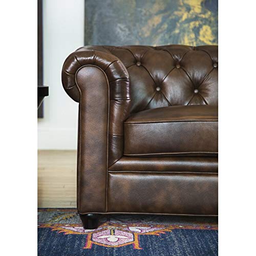 3 Seater chesterfield sofa Modern Design and Leatherette fabric Durable & Comfortable Padded Perfect for living Room