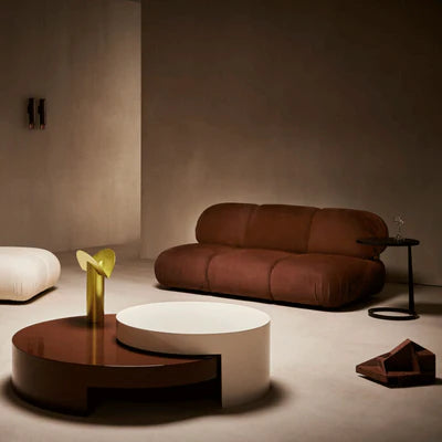 Premium 3-Seater Home Sofa | Elegant Fabric Upholstery | Solid Wood &amp; Plyboard Structure Durable Quality Wood&