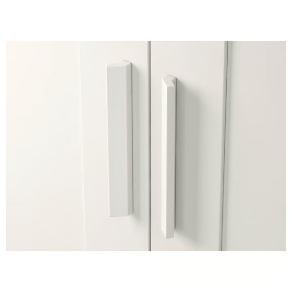 Wardrobe for Bedroom with 3 Doors and Full-Length Mirror – Spacious Design with Shelves, Hanging Rod for Organized Living