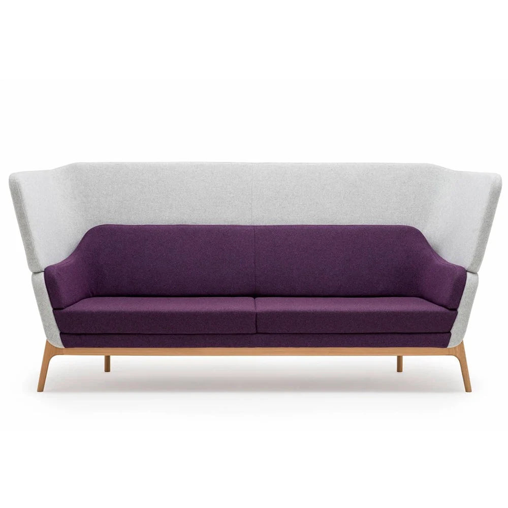 3 Seater Office Sofa for Office Environment and Modern Design With Premium Suede Upholstery.