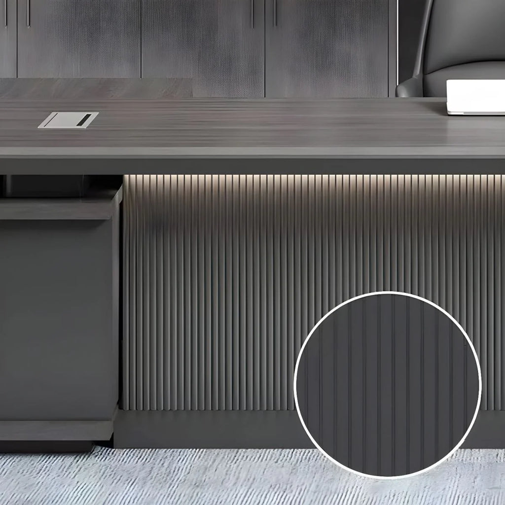 Director & Executive L-Shape Office Table Luxury Desk