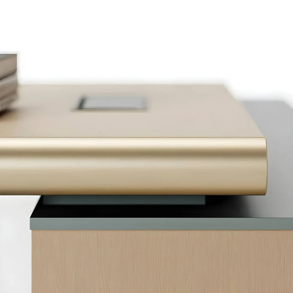 Director & Executive L-Shape Office Table Modern Desk