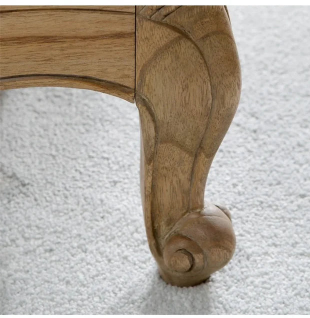 King Size Upholstered Bed – Solid Wood Frame, Royal Look, Elegant Headboard, Luxury Finish