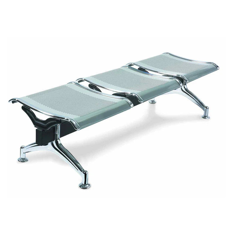Airport Chair 3 Seater & Reception Waiting Area Chair, Silver
