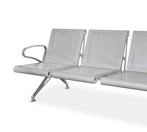 Airport Multi Color Four Seater Waiting Chair With Cushion