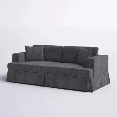 3-Seater Sofa with Cushions, Wood Frame, Pillows &amp; Soft Seating for Modern Living Rooms