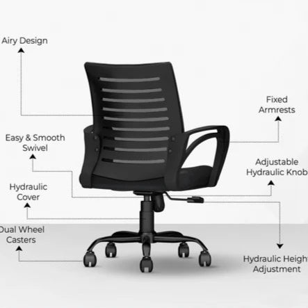 Desire C104 Mesh Mid Back Office Chair (