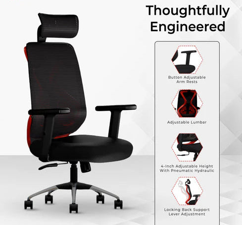 C190 Berlin Ergonomic Mesh Executive Office & Home Chair