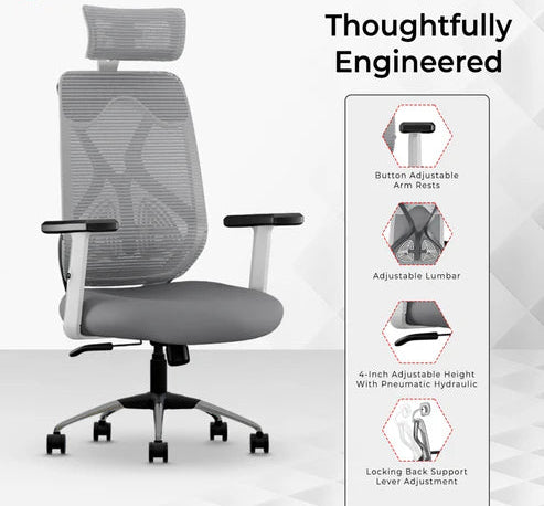 C190 Berlin Ergonomic Mesh Executive Office & Home Chair