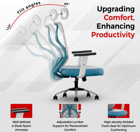 C190 Berlin Ergonomic Mesh Executive Office & Home Chair