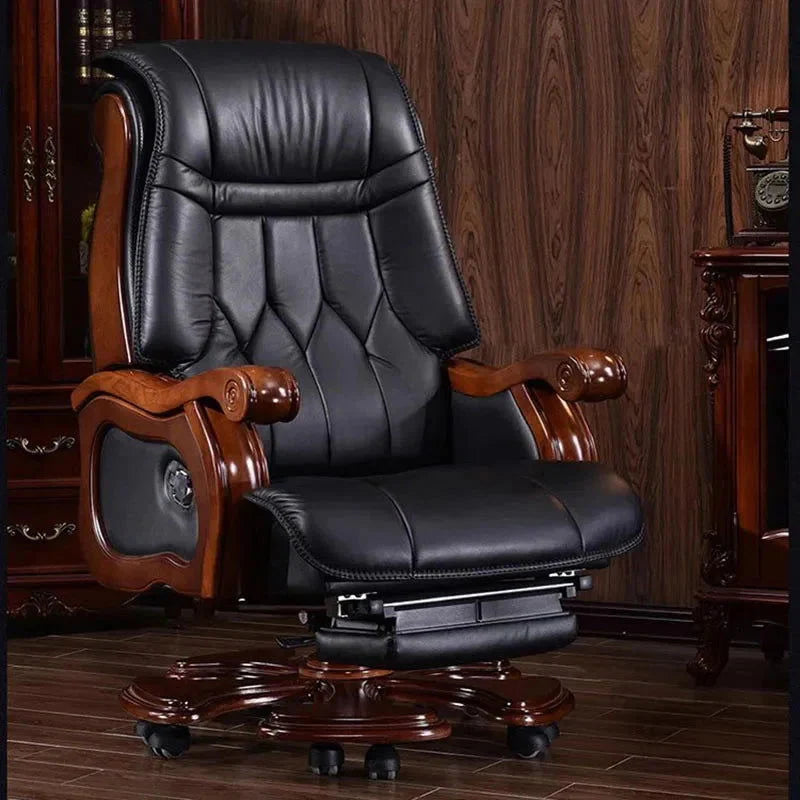 High-Back Office Chair with Recliner