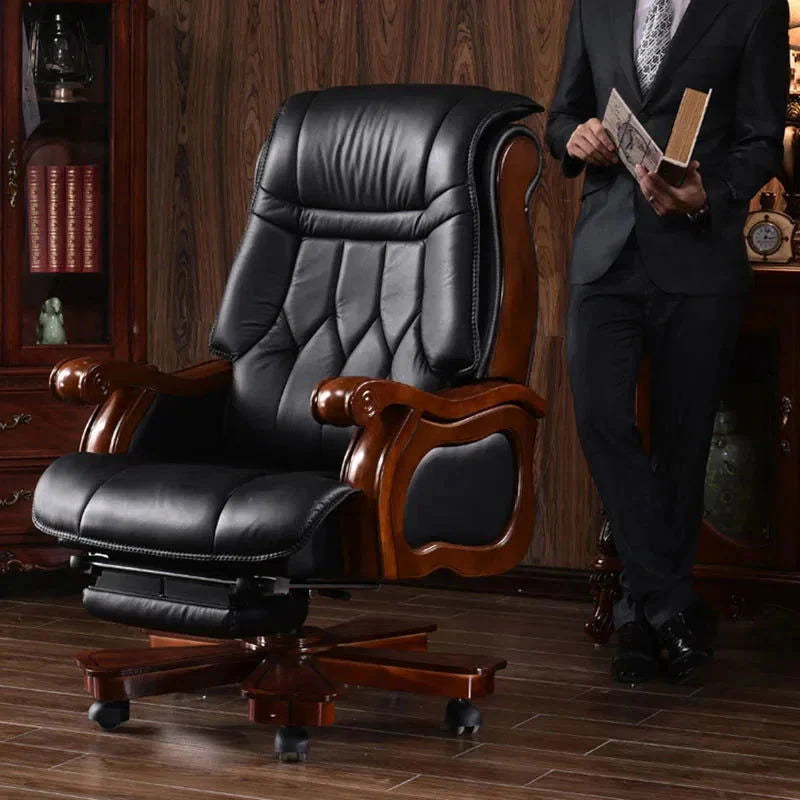 High-Back Office Chair with Recliner