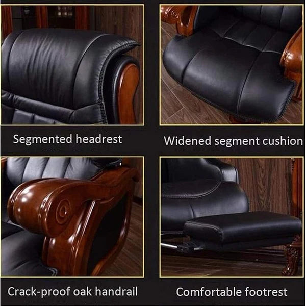 High-Back Office Chair with Recliner