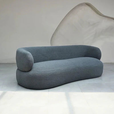 3 Seater Sofa Modern Design Structure Made in Marandi wood with Boucle Fabric &amp; Durable and High Quality Soft Seating for Living Room