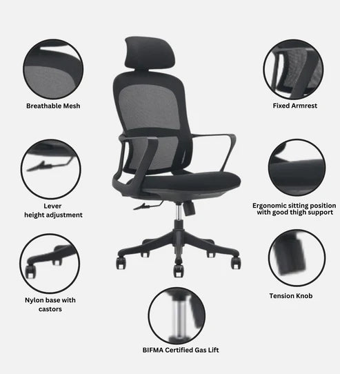 Breeze Luxury High Back Chair