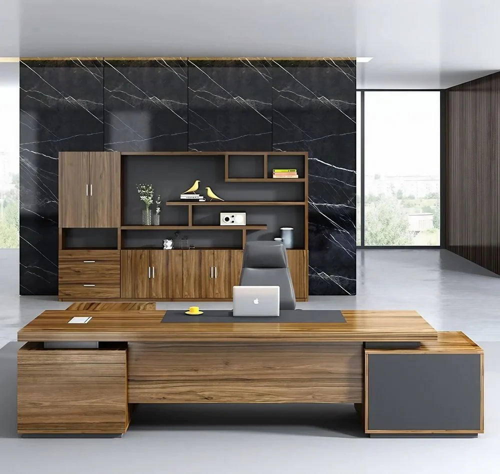 Director L-Shape Office Table Modern Desk