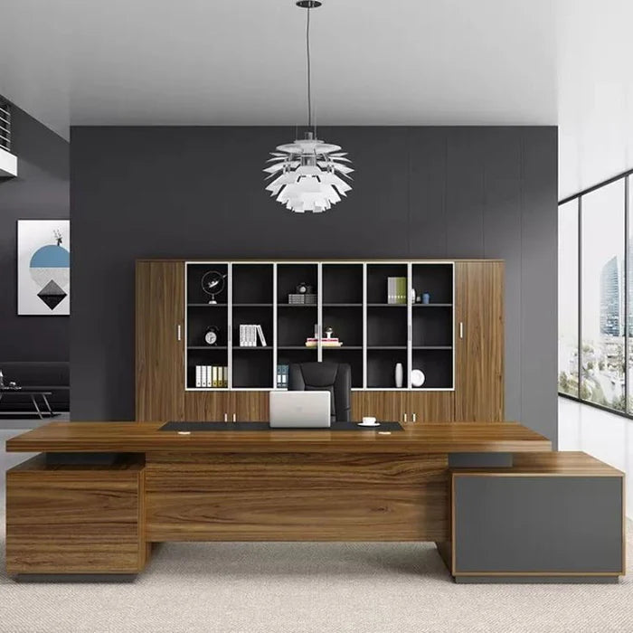 Director L-Shape Office Table Modern Desk