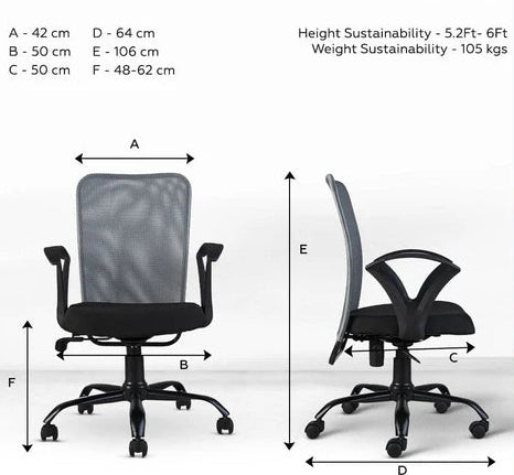 Callisto C83 Mesh Mid Back Office Chair