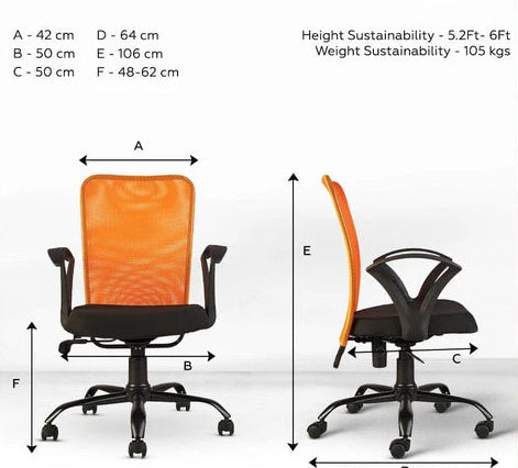 Callisto C83 Mesh Mid Back Office Chair