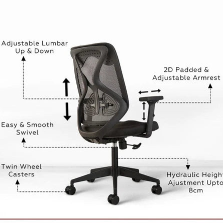Capree C190 Mesh Office Mid Back Executive Chair