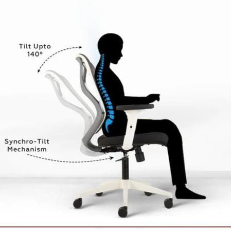 Leo C110 (JAZZ) Mesh Executive Mid Back Office Chair