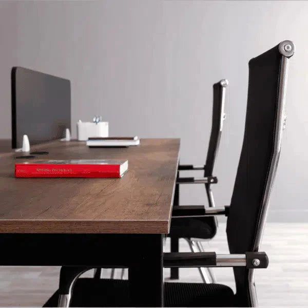 Cluster Workstation table with Acrylic Based