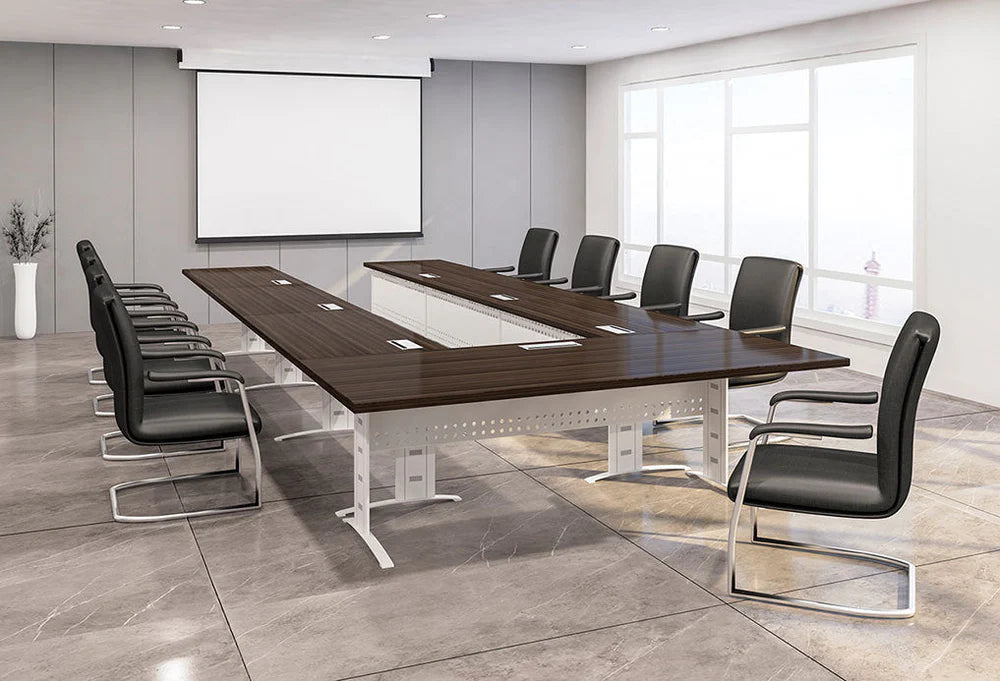 Conference & Meeting with 10 Person Seating Large Size Table for Offices