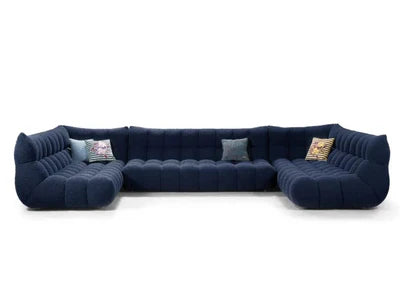 Modular Sofa Luxurious U Shape Design with Full Padded Premium Fabric &amp; Soft Seating &amp; Comfort Sofa for Living Room