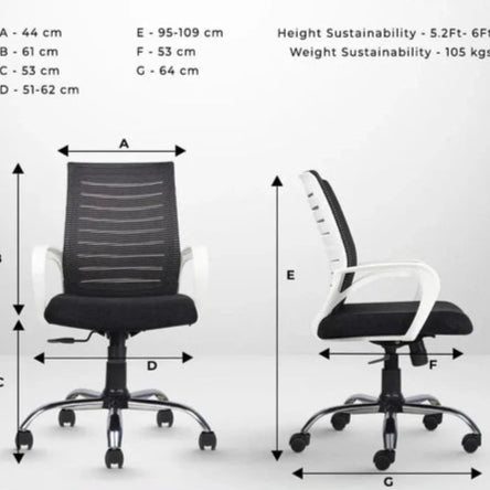 Desire C104 Mesh Mid Back Office Chair