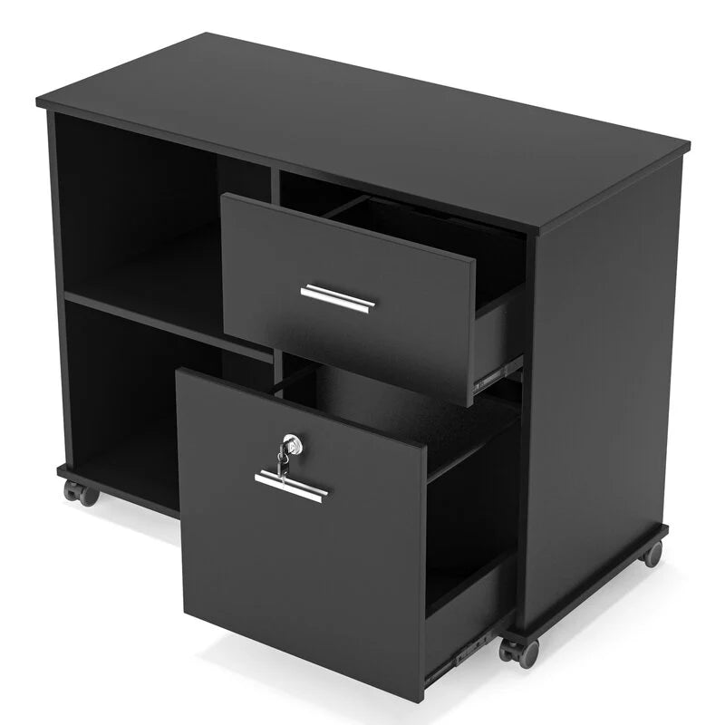 Drawer & Pedestal with Wheel Base