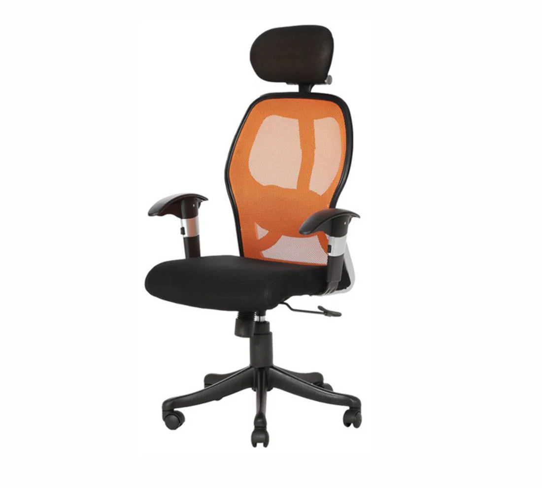 Executive Chair with Headrest & Height Adjustable