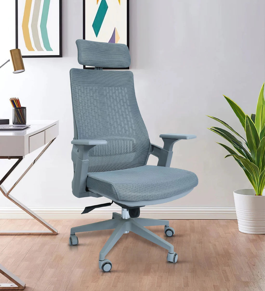 Executive Chair with Headrest Support