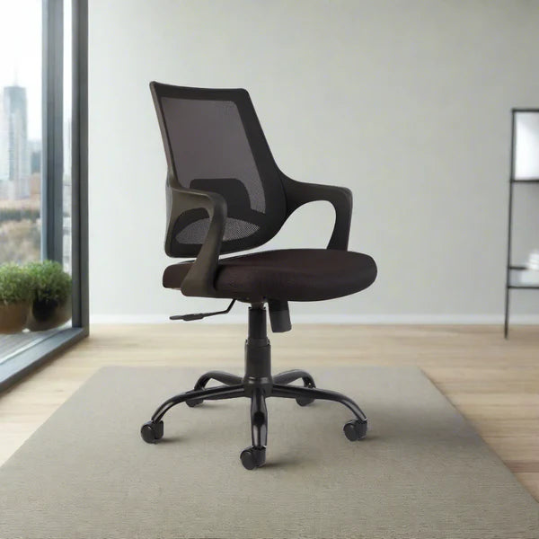 Falcon C150 Mesh Mid Back Office Chair [BLACK]
