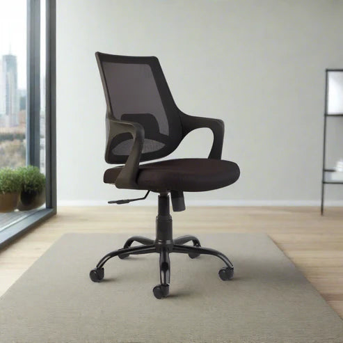 Falcon C150 Mesh Mid Back Office Chair [BLACK]
