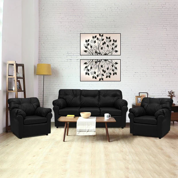 3 Seater Sofa For Home Furniture Modern Design Made in Wooden Frame with Leatherette and High Quality for Living Room