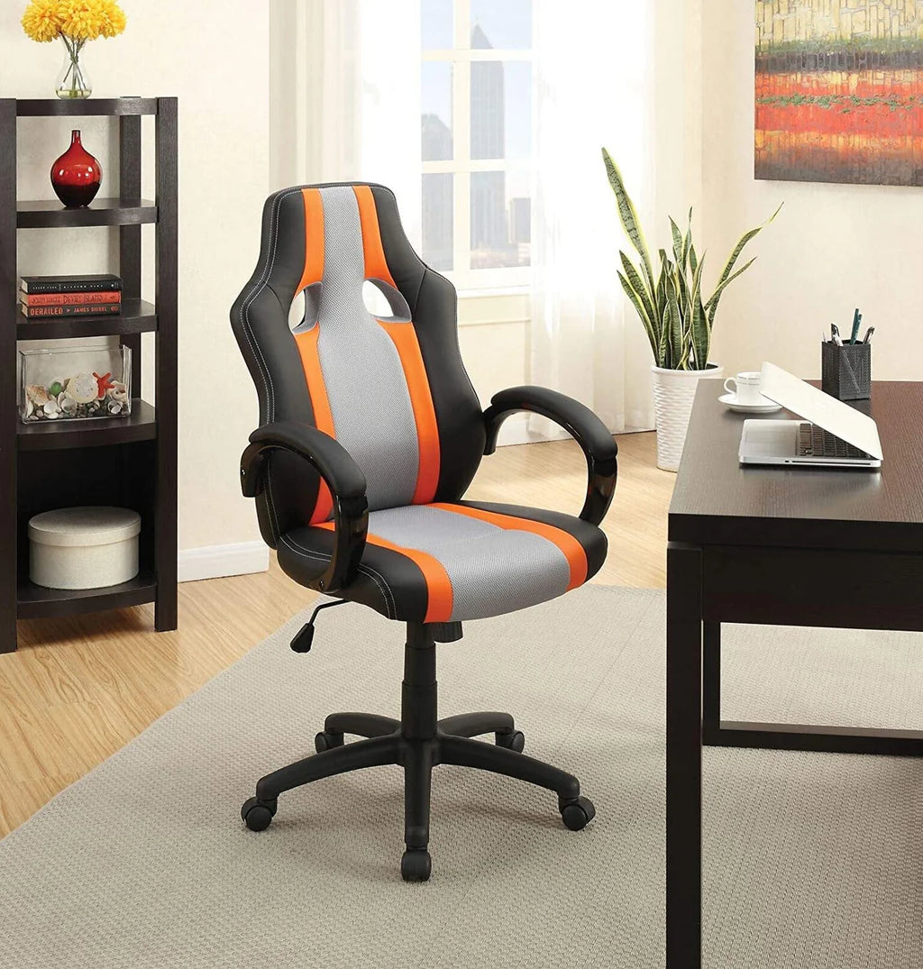 Gaming Chair with Nylon Caster Swivel & Wheel Base