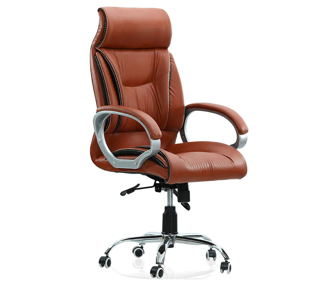 High Back Director Office Chair with Chrome Base