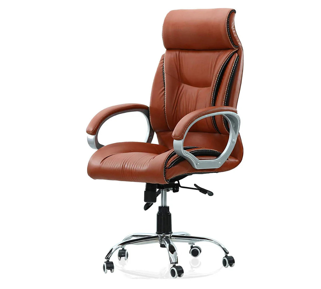 High Back Director Office Chair with Chrome Base